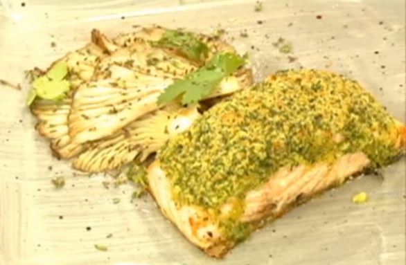 receta-del-dia-costra-de-salmon-y-espinaca