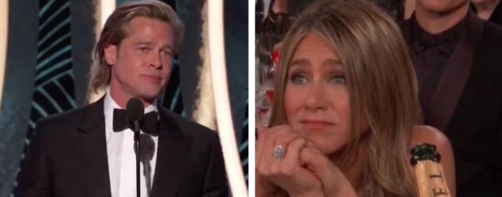 jennifer-aniston-y-su-mirada-romantica-hacia-brad-pitt-en-los-golden-globes-2020