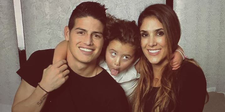 James Rodríguez muestra con orgullo los bailes de Salomé