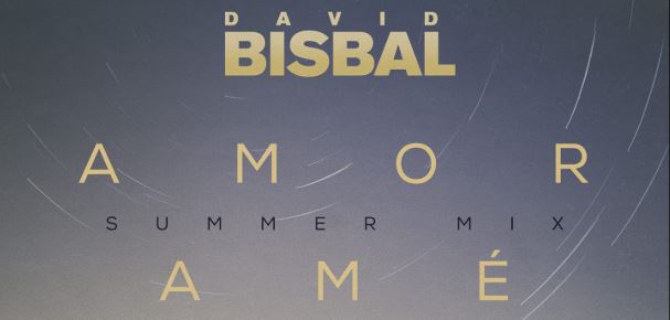 David Bisbal presenta su nuevo éxito musical “Amor Amé”