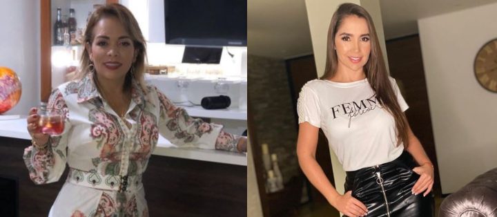 ¿Parecidas? Comparan fotos de Paola Jara con Sandra Barrios