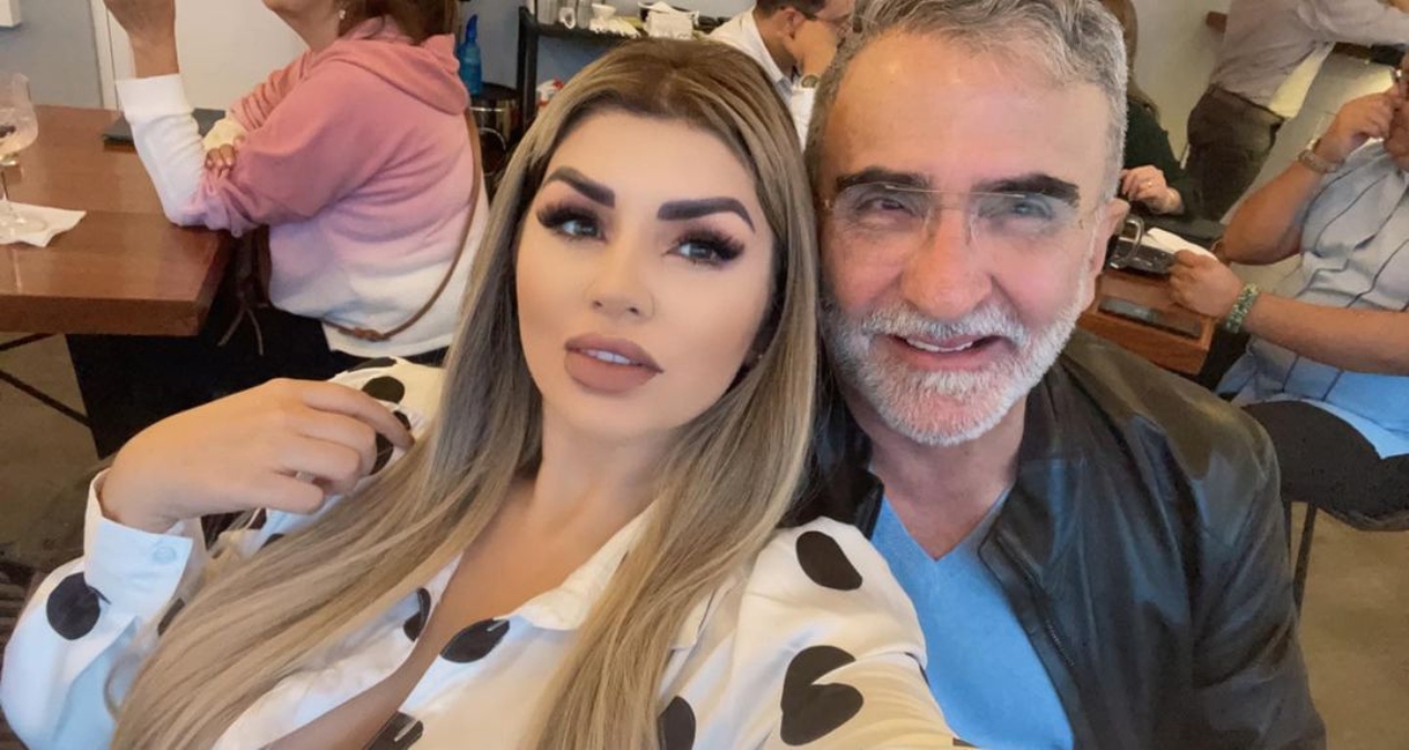 Vicente Fernández Jr. celebró aniversario con su novia