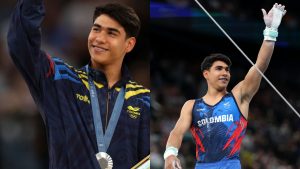 Él es Ángel Barajas, ganador de medalla de plata en gimnasia de los Juegos Olímpicos 2024