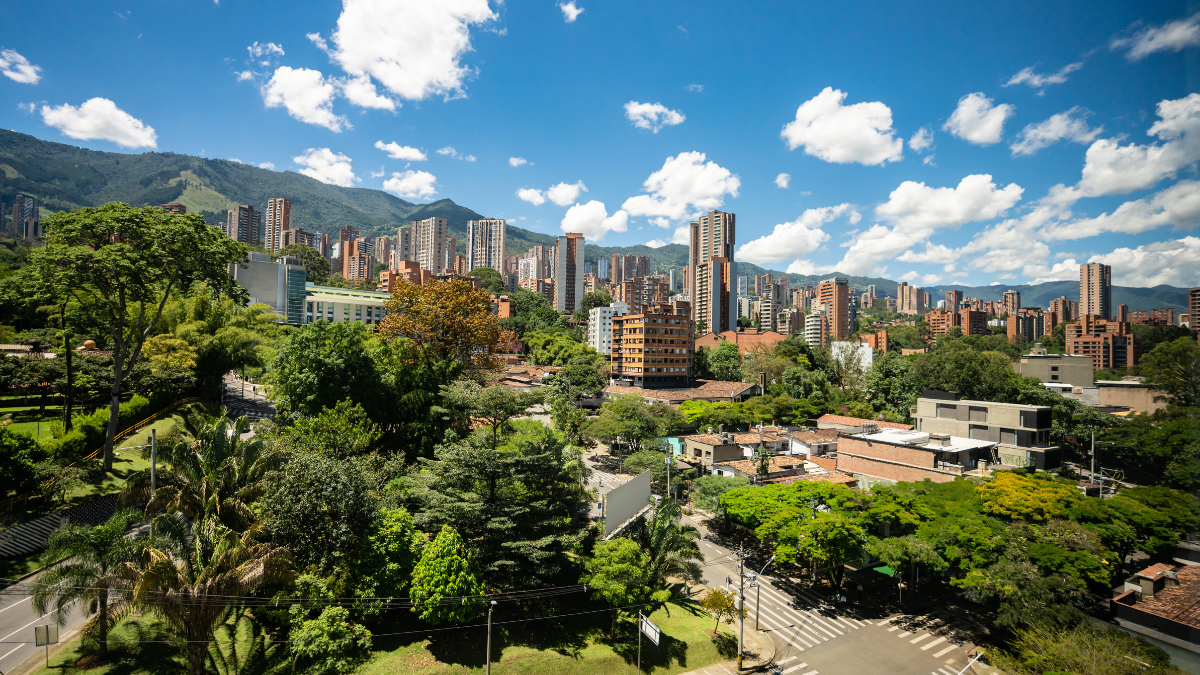 Panorámica de Medellín.