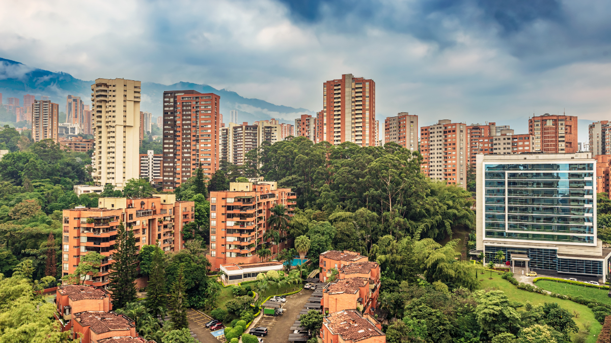 Edificios de El Poblado, Medellín.