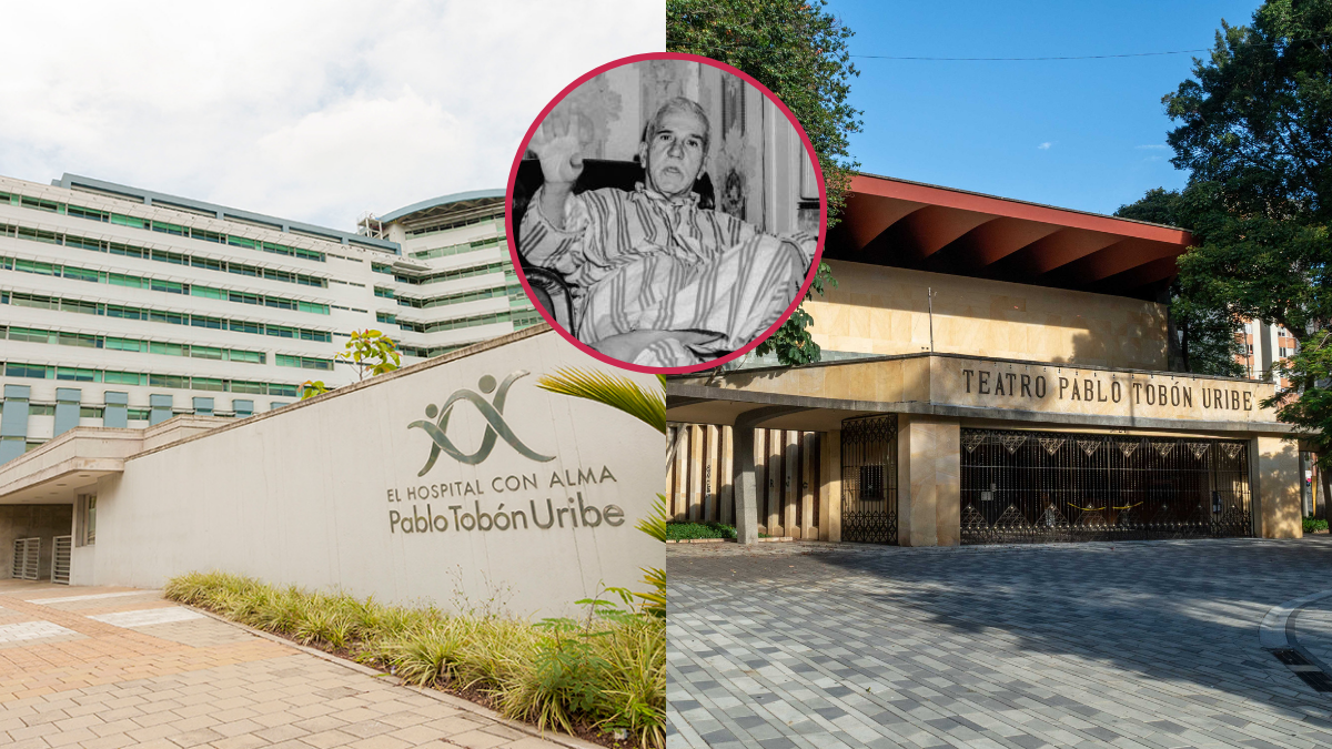 Hospital y Teatro Pablo Tobón Uribe; empresario Pablo Tobón.