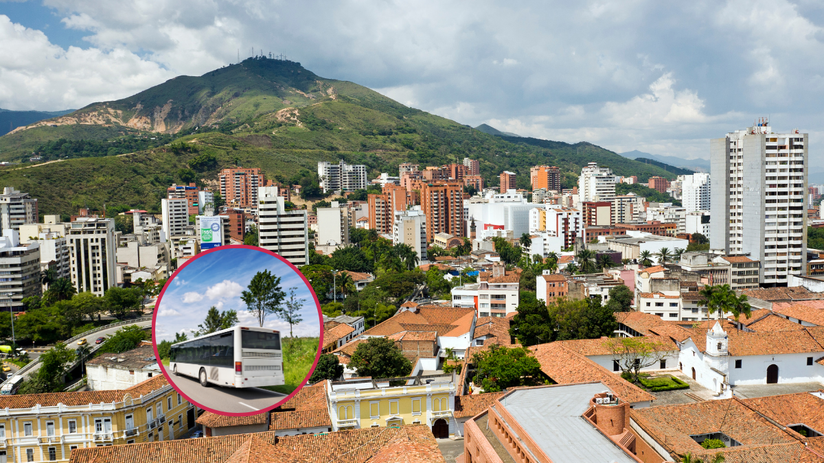 Panorámica de Cali y Bus (Getty Images)