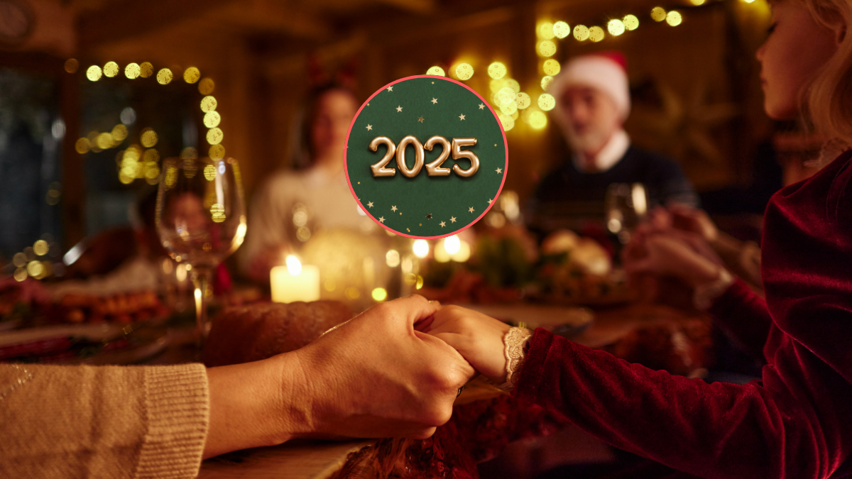 Personas haciendo una oración durante las fiestas decembrinas (Fotos vía Getty Images).