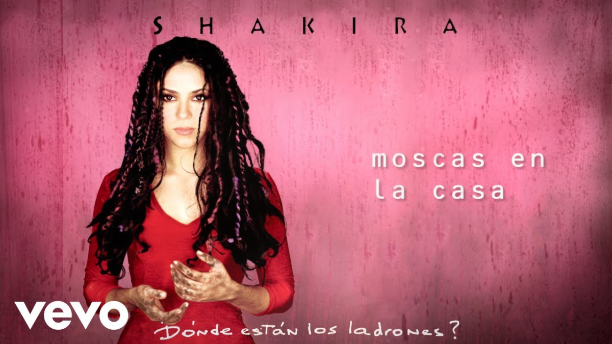 Carátula de 'Moscas En La Casa' de Shakira.